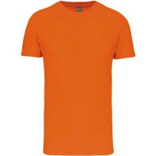 KARIBAN Gyermek kereknyakú organikus pamut póló, Kariban KA3027IC, Orange-12/14 gyerek póló