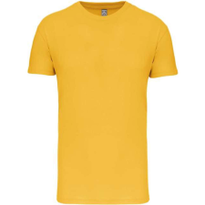 KARIBAN Gyermek kereknyakú organikus pamut póló, Kariban KA3027IC, Yellow-4/6 gyerek póló