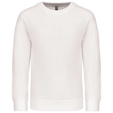 KARIBAN Gyermek környakas pulóver, Kariban KA475, White-8/10