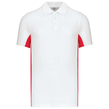 KARIBAN KA232 FLAG - SHORT-SLEEVED TWO-TONE POLO SHIRT M munkaruha