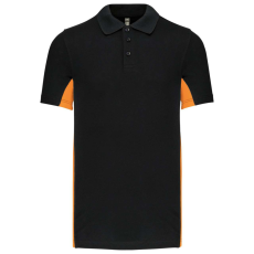 KARIBAN KA232 FLAG - SHORT-SLEEVED TWO-TONE POLO SHIRT S