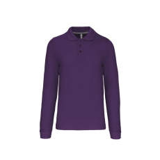 KARIBAN KA243 MEN'S LONG-SLEEVED POLO SHIRT S