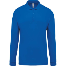 KARIBAN KA256 MEN'S LONG-SLEEVED PIQUÉ POLO SHIRT S