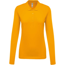 KARIBAN KA257 LADIES’ LONG-SLEEVED PIQUÉ POLO SHIRT 2XL munkaruha