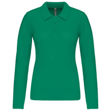 KARIBAN KA257 LADIES’ LONG-SLEEVED PIQUÉ POLO SHIRT 2XL munkaruha