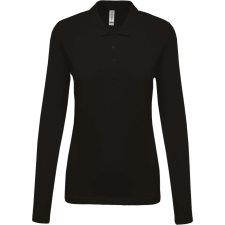 KARIBAN KA257 LADIES’ LONG-SLEEVED PIQUÉ POLO SHIRT L munkaruha