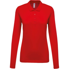 KARIBAN KA257 LADIES’ LONG-SLEEVED PIQUÉ POLO SHIRT M munkaruha