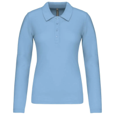 KARIBAN KA257 LADIES’ LONG-SLEEVED PIQUÉ POLO SHIRT M munkaruha