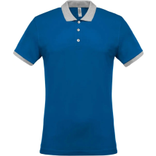 KARIBAN KA258 FÉRFI KÉTTÓNUSÚ PIQUÉ GALLÉROS PÓLÓ munkaruha