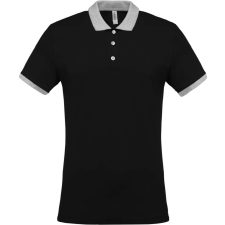 KARIBAN KA258 MEN'S TWO-TONE PIQUÉ POLO SHIRT 4XL munkaruha
