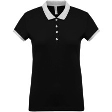 KARIBAN KA259 LADIES’ TWO-TONE PIQUÉ POLO SHIRT 2XL munkaruha