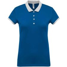 KARIBAN KA259 LADIES’ TWO-TONE PIQUÉ POLO SHIRT L munkaruha
