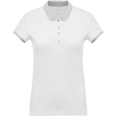 KARIBAN KA259 LADIES’ TWO-TONE PIQUÉ POLO SHIRT XL