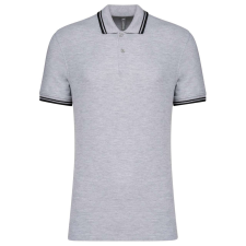KARIBAN KA272 MEN'S SHORT-SLEEVED POLOSHIRT WITH CONTRASTING PIPING 2XL munkaruha