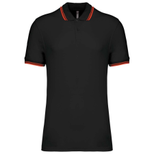 KARIBAN KA272 MEN&#039;S SHORT-SLEEVED POLOSHIRT WITH CONTRASTING PIPING 3XL munkaruha