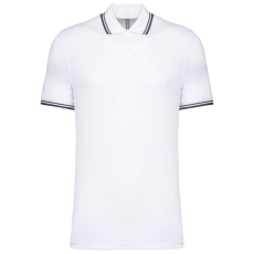 KARIBAN KA272 MEN'S SHORT-SLEEVED POLOSHIRT WITH CONTRASTING PIPING 3XL
