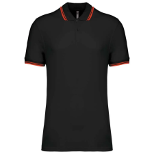 KARIBAN KA272 MEN'S SHORT-SLEEVED POLOSHIRT WITH CONTRASTING PIPING M munkaruha