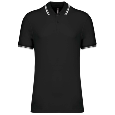 KARIBAN KA272 MEN'S SHORT-SLEEVED POLOSHIRT WITH CONTRASTING PIPING XL