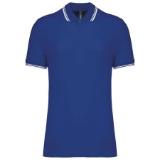 KARIBAN KA272 MEN'S SHORT-SLEEVED POLOSHIRT WITH CONTRASTING PIPING XL munkaruha