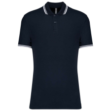 KARIBAN KA272 MEN&- 039;S 2 STRIPED SHORT SLEEVED POLOSHIRT XL férfi póló