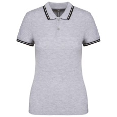KARIBAN KA273 LADIE'S SHORT-SLEEVED POLOSHIRT WITH CONTRASTING PIPING S