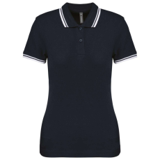 KARIBAN KA273 LADIE'S SHORT-SLEEVED POLOSHIRT WITH CONTRASTING PIPING S