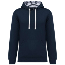 KARIBAN KA4013 UNISEX CONTRAST PATTERNED HOODED SWEATSHIRT L férfi pulóver, kardigán