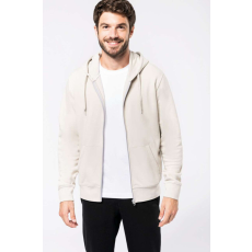 KARIBAN KA4030 MEN&- 039;S ECO-FRIENDLY HOODED SWEATSHIRT WITH ZIP FASTENING XL