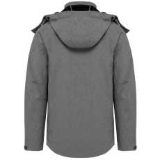 KARIBAN KA413 MEN&- 039;S DETACHABLE HOODED SOFTSHELL JACKET S