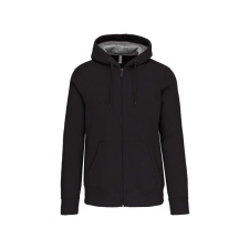 KARIBAN KA444 FULL ZIP HOODED SWEATSHIRT S munkaruha