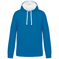 KARIBAN KA446 MEN'S CONTRAST HOODED SWEATSHIRT L