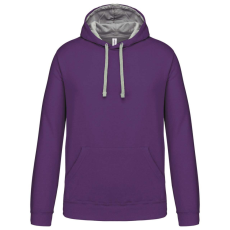 KARIBAN KA446 MEN'S CONTRAST HOODED SWEATSHIRT M
