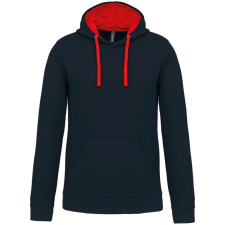 KARIBAN KA446 MEN'S CONTRAST HOODED SWEATSHIRT S munkaruha