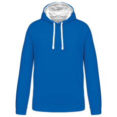 KARIBAN KA446 MEN'S CONTRAST HOODED SWEATSHIRT S