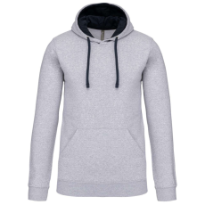 KARIBAN KA446 MEN'S CONTRAST HOODED SWEATSHIRT XL