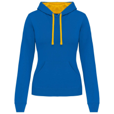KARIBAN KA465 LADIES’ CONTRAST HOODED SWEATSHIRT L