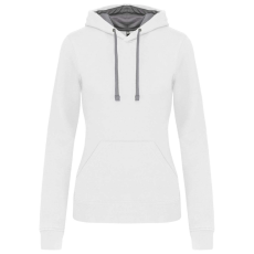 KARIBAN KA465 LADIES’ CONTRAST HOODED SWEATSHIRT L