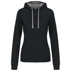 KARIBAN KA465 LADIES’ CONTRAST HOODED SWEATSHIRT M