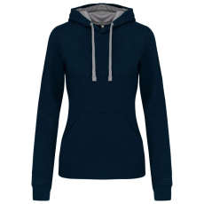 KARIBAN KA465 LADIES’ CONTRAST HOODED SWEATSHIRT M