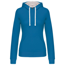 KARIBAN KA465 LADIES’ CONTRAST HOODED SWEATSHIRT S munkaruha
