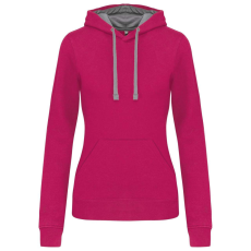KARIBAN KA465 LADIES’ CONTRAST HOODED SWEATSHIRT S