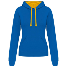 KARIBAN KA465 LADIES’ CONTRAST HOODED SWEATSHIRT XL munkaruha