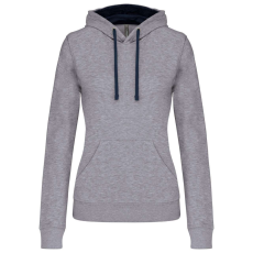 KARIBAN KA465 LADIES’ CONTRAST HOODED SWEATSHIRT XL