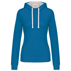 KARIBAN KA465 LADIES’ CONTRAST HOODED SWEATSHIRT XS