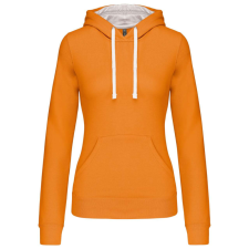KARIBAN KA465 LADIES’ CONTRAST HOODED SWEATSHIRT XS munkaruha