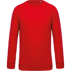 KARIBAN KA480 MEN'S ORGANIC COTTON CREW NECK RAGLAN SLEEVE SWEATSHIRT 3XL