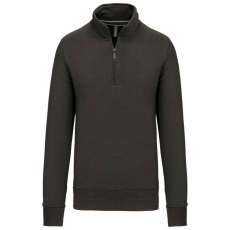 KARIBAN KA487 ZIPPED NECK SWEATSHIRT M