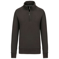 KARIBAN KA487 ZIPPED NECK SWEATSHIRT S