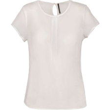 KARIBAN KA5002 LADIES' SHORT-SLEEVED CREPE BLOUSE 36 munkaruha