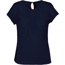 KARIBAN KA5002 LADIES&- 039; SHORT-SLEEVED CREPE BLOUSE 40 blúz